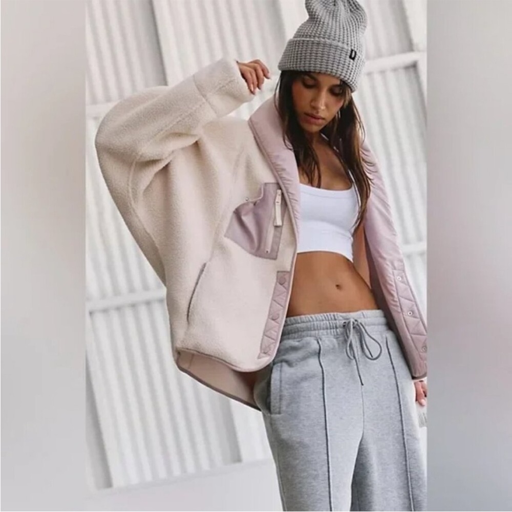 NWT Free People Movement Hit The Slopes Jacket Home Plate Combo Size Medium